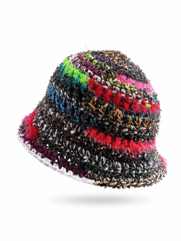 WILD STATIC bucket hat all uncinetto multicolor Trippat - vista principale